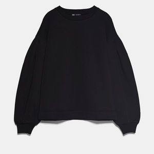 NWT Zara balloon sleeve sweater - L